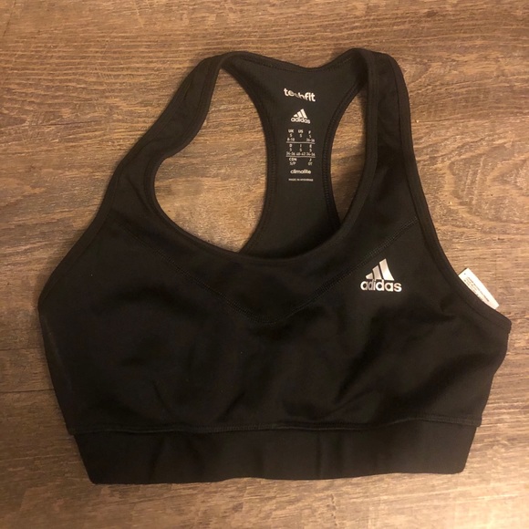 ADIDAS TECHFIT CLIMALITE SPORTS BRA - Picture 1 of 2